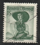 Stamps Austria -  801 - Traje regional de Tirol, Pusteral