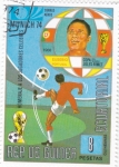 Sellos de Africa - Guinea Ecuatorial -  MUNICH´74 Homenaje a los jugadores célebres-