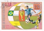 Stamps Equatorial Guinea -  MUNICH'74-COPA DEL MUNDO JULES RIMET