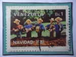 Sellos de America - Venezuela -  Navidad 1981 - Piezas de Anime para Navidad- Grupo Musical Andino.