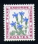 Stamps Europe - Andorra -  serie- Flores