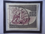 Stamps Venezuela -  Petróleo Refinería Industria Petrolera de Venezuela- Sello de 0,15 Ct. año 1960