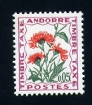 Stamps Andorra -  serie- Flores
