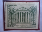 Stamps Chile -  Congreso Nacional-Sesquincentenario del Primer Congreso Nacional 1811-1961-Sello de E°0,10 año 1961