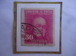 Stamps Chile -  Mariano Egaña Febres (1793-1846) Abogado y Diplomatico-100Años de La Constitución 1833-1933.