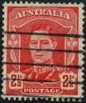 Stamps Australia -  Jorge VI