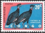 Sellos de Africa - Rep�blica Democr�tica del Congo -  aves