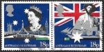 Stamps United Kingdom -  1316 y  1315 - II Centº de Australia, Elizabeth II