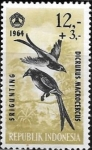 Sellos de Asia - Indonesia -  aves