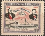 Sellos del Mundo : America : Paraguay : Cincuentenario Flota Mercante