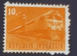 Stamps : Asia : Indonesia :  Trenes