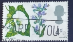 Stamps United Kingdom -  Flores