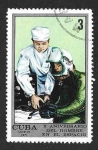 Stamps Cuba -  1609 - X Aniversario del Hombre en el Espacio