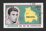 Stamps Cuba -  1740 - V Aniversario del Día de la Guerrilla