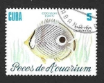 Sellos de America - Cuba -  2813 - Peces de Aquarium