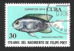 Stamps Cuba -  1898 - 175 Aniversario del Nacimiento de Felipe Poey
