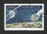 Sellos de America - Cuba -  1790 - Programa Espacial Soviético