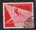 Stamps Romania -  Copa Europea Gimnastica