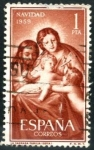 Stamps Spain -  Navidad '59