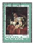 Stamps Cuba -  1873 - Pintura del Museo Nacional