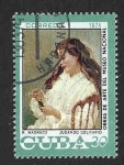 Sellos de America - Cuba -  1877 - Pintura del Museo Nacional