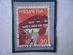 Stamps Switzerland -  Erlenbach en Simmental (Berna)- Comuna Suiza
