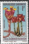 Stamps : Africa : Gabon :  flores
