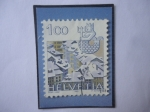 Stamps Switzerland -  Casco Antiguo de Berna- Signos Zodiacales- Acuario