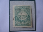 Stamps Bolivia -  Revolución del 20 de Diciembre de 1943- Honor-Trabajo - Ley- Todo por la Patria