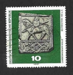Stamps Germany -  1184 - Tesoros del Museo Halle