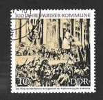 Stamps Germany -  1281 - Centenario de la Comuna de París
