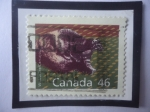 Stamps Canada -  Wolverine (Gulo gulo)- El Gloton- Carcayú