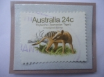 Stamps : Oceania : Australia :  Tilacino- Thylacine (Tasmania Tiger)- Endangered Species