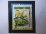 Stamps : Africa : Kenya :  Kenia (África Oriental)- Chanuo Kato-Aspilia Massambicensis-Plantas medicinales de Kenia.