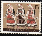 Stamps Yugoslavia -  Folclore macedonio