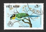 Stamps Vietnam -  1663 - Aves