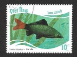 Sellos de Asia - Vietnam -  1832 - Pez Tropical 