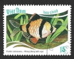 Stamps Vietnam -  1833 - Pez Tropical 