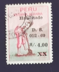 Stamps : America : Peru :  Reforma agraria