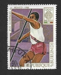 Stamps Burundi -  264 - XIX JJOO México