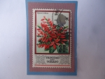 Stamps Trinidad y Tobago -  Chaconia o Cola de Guacamayo (Warszewiczia coccinea)
