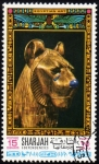 Stamps United Arab Emirates -  Ancient Egyptian Art Treasures