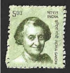 Sellos de Asia - India -  2282 - Indira Gandhi 