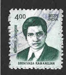 Sellos de Asia - India -  2797 - Srinivasa Ramanujan