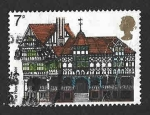 Stamps United Kingdom -  740 - Patrimonio Arquitectónico Europeo Año 1975