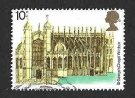 Stamps United Kingdom -  743 - Patrimonio Arquitectónico Europeo Año 1975