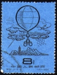 Stamps China -  Meteorologia-1958