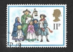 Stamps United Kingdom -  849 - Navidad