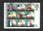 Stamps United Kingdom -  861 - Banderas de Miembros de la Comunidad Europea