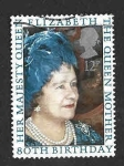 Stamps United Kingdom -  919 - LXXX Cumpleaños de la Reina Madre